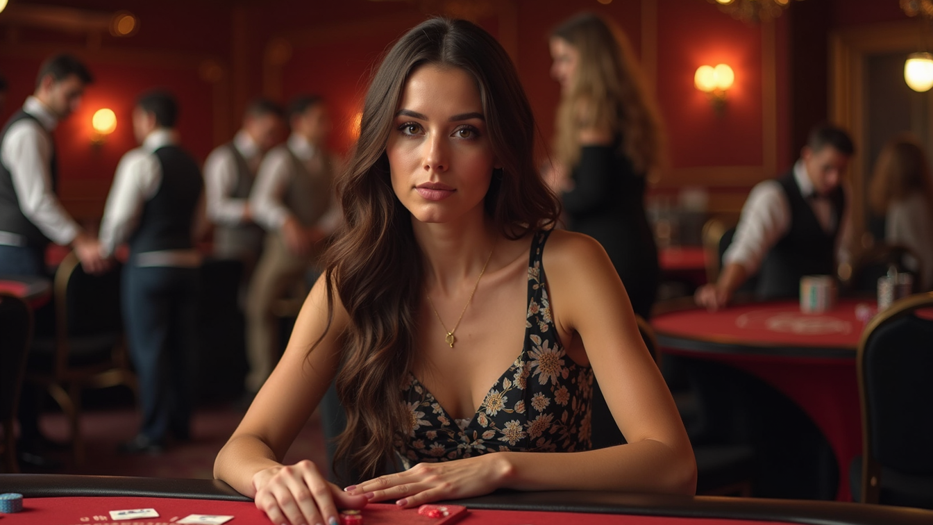 Im Live Casino Stream können Sie mit anderen Spieler:innen und echten Dealer:innen kommunizieren.