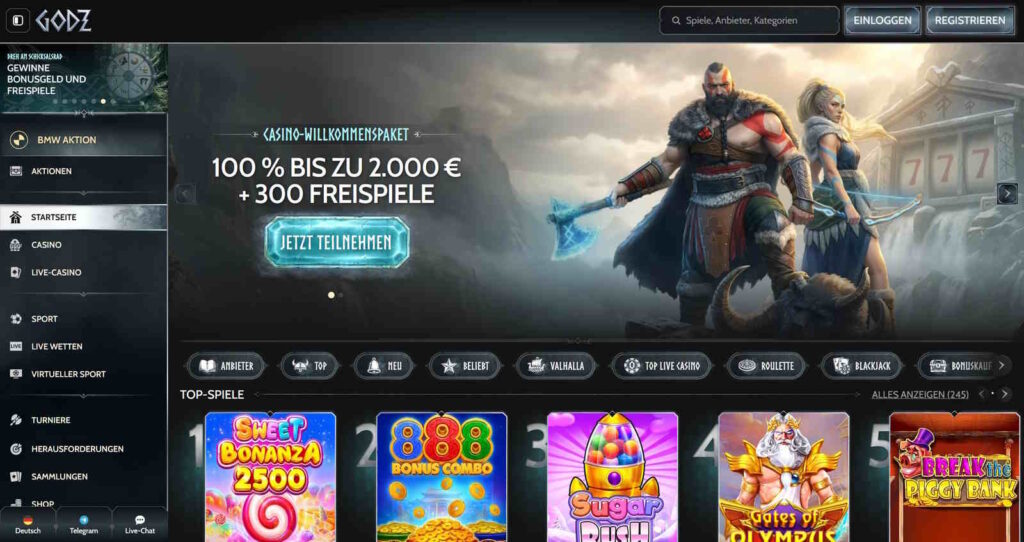 Startseite Godz Casino