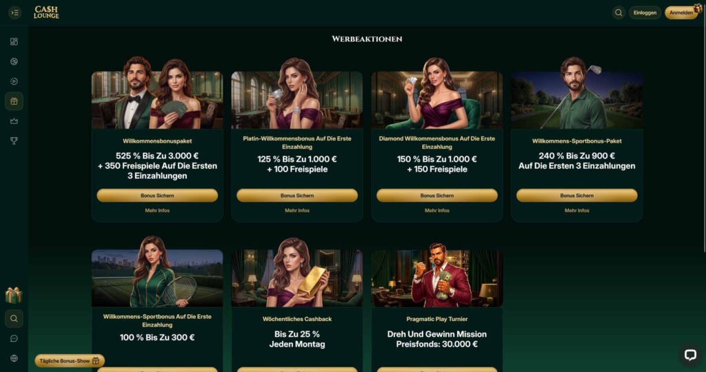 Cashlounge Bonusangebote