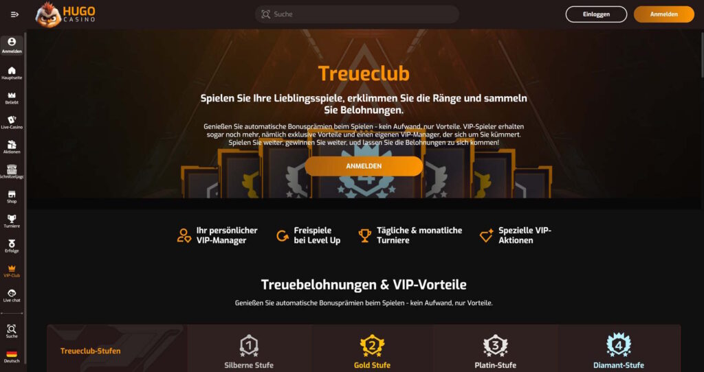 Hugo Casino VIP Club